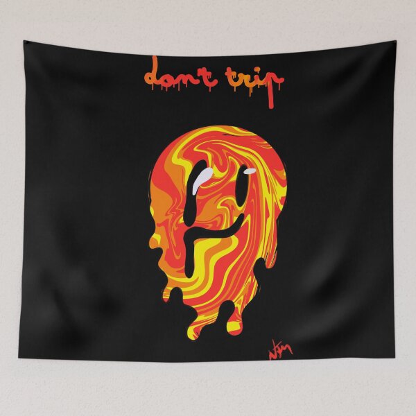 Item preview, Orange Don't Trip // Droop Smiley designed and sold by FernwehVon.