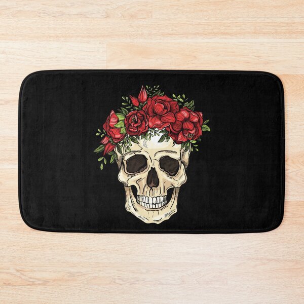 Item preview, Flower crown skull designed and sold by eDigi-Arts.