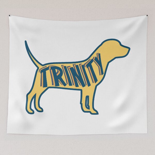 Item preview, Trinity College Dog Sticker designed and sold by gillrosedraws.