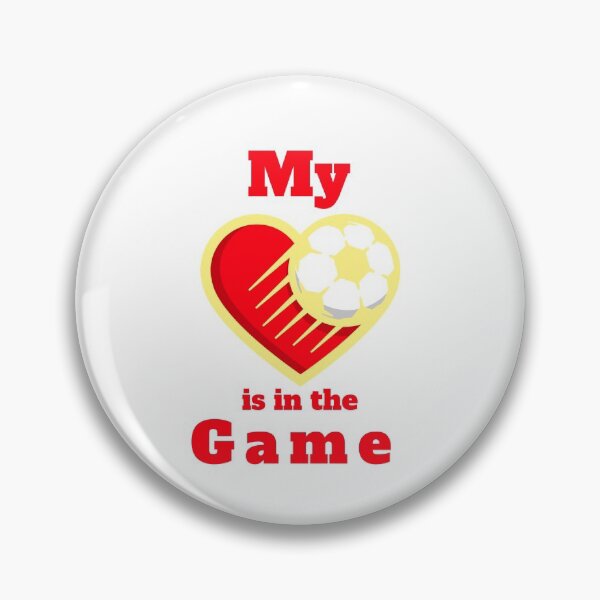Item preview, My heart is in the game - Soccer designed and sold by Soccer-Styles.