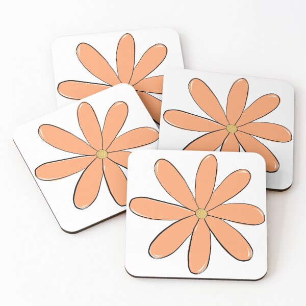 Item preview, Orange floral design designed and sold by cmakeitcount.