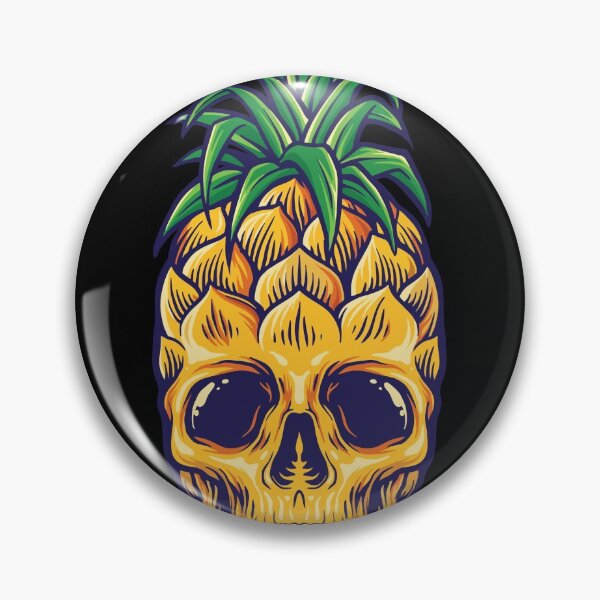 Item preview, Summer skull - Pineapple designed and sold by eDigi-Arts.
