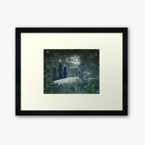 Happy Holidays... Framed Art Print