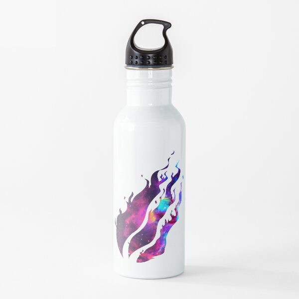outer space nebula galaxy fire flames Water Bottle