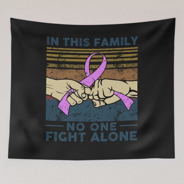 Item preview, Vintage Breast Cancer In This Family No One Fight Alone Breast Cancer Awareness Gift designed and sold by DennisVon.