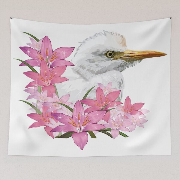 Item preview, cattle egret designed and sold by obscurite.
