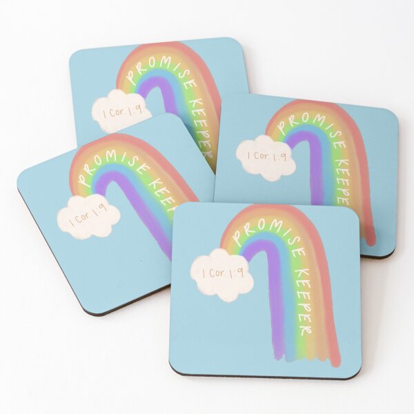 Item preview, Promise Keeper Rainbow 1 Corinthians 1:9 designed and sold by faithprints.