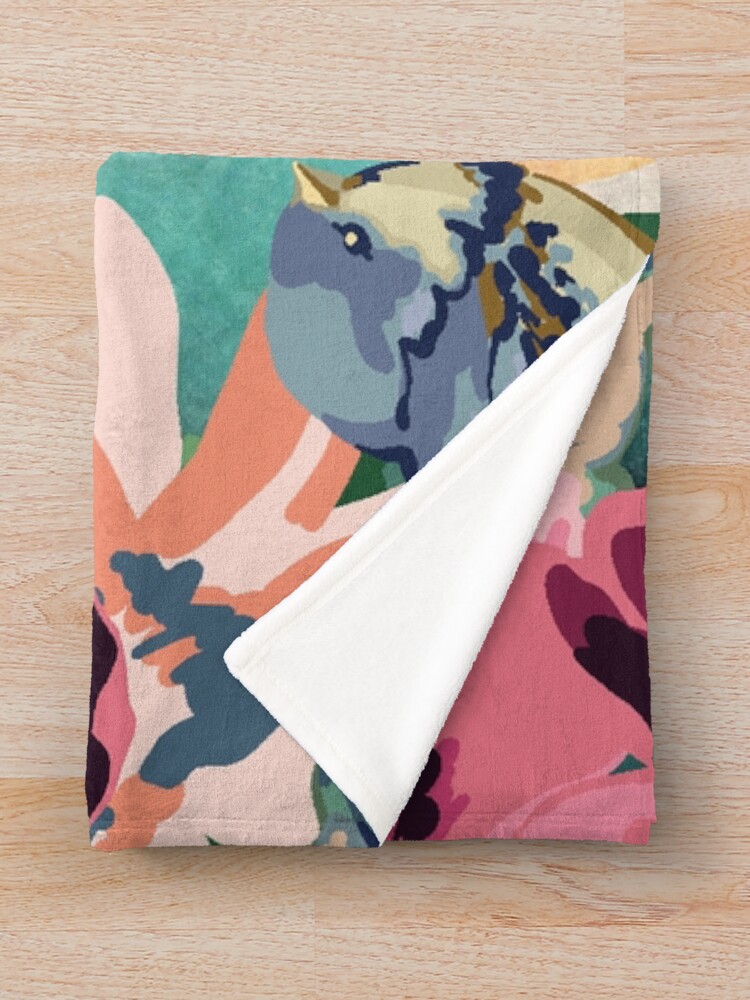 Thumbnail 3 of 6, Throw Blanket, Frida kahlo v designed and sold by Muycote.