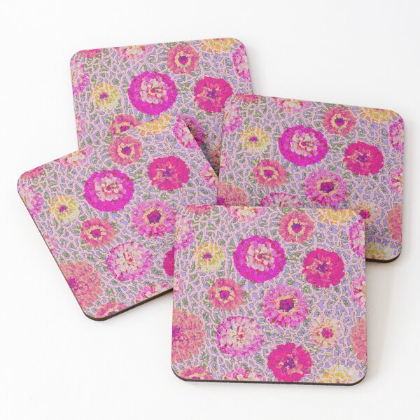 Item preview, underwater zinnias multicolored designed and sold by farreystudio.