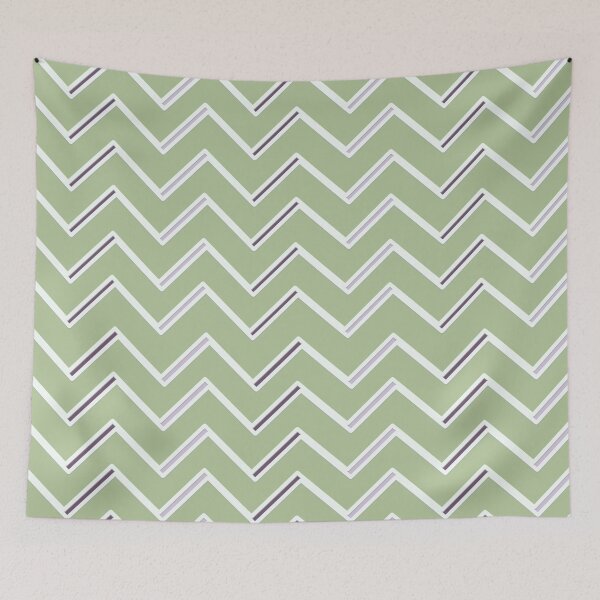 Item preview, Purple/Green Chevron designed and sold by Elle  Hazlett.