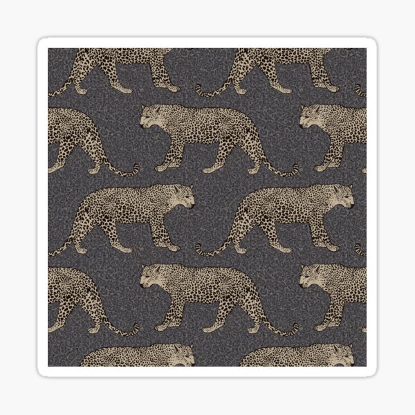 Item preview, Leopardos negros dorados designed and sold by vintage-glow.