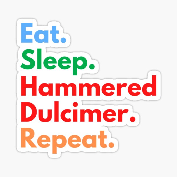 Hammered Dulcimer Stickers Redbubble