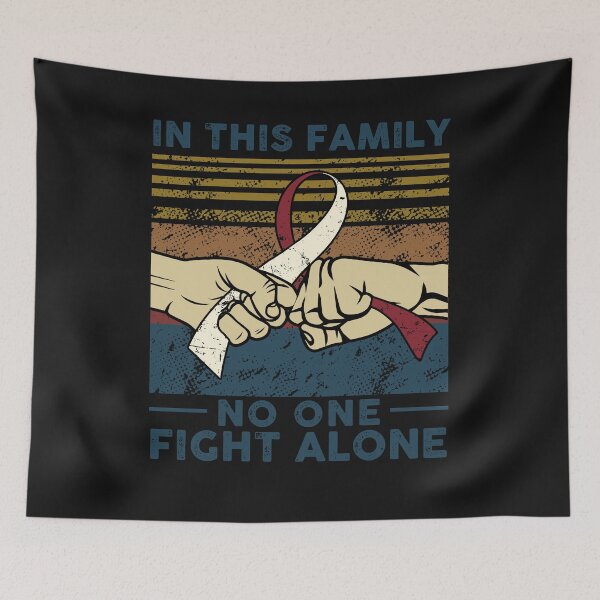 Item preview, Vintage Head And Neck Cancer In This Family No One Fight Alone Head And Neck Cancer Awareness Gift designed and sold by DennisVon.