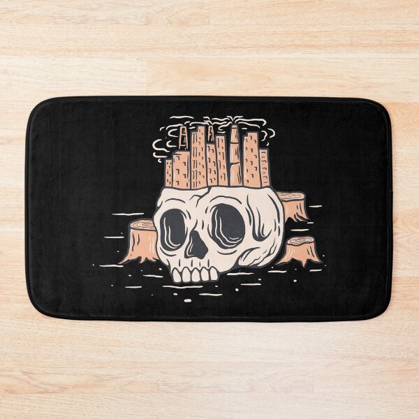 Item preview, Skull Deforestation, industrialization designed and sold by eDigi-Arts.