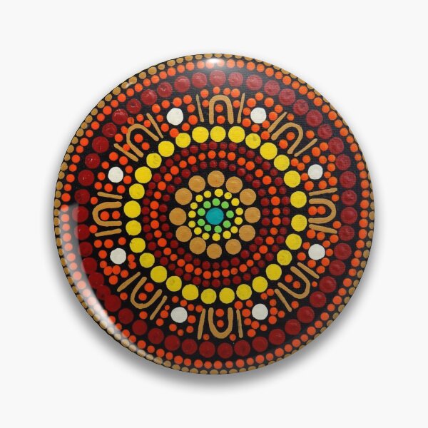 Item preview, Aboriginal Art Gathering Circle designed and sold by GhostGumDesigns.