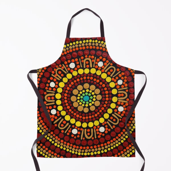 Item preview, Aboriginal Art Gathering Circle designed and sold by GhostGumDesigns.
