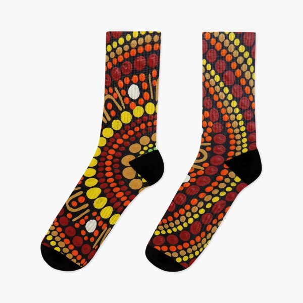 Item preview, Aboriginal Art Gathering Circle designed and sold by GhostGumDesigns.