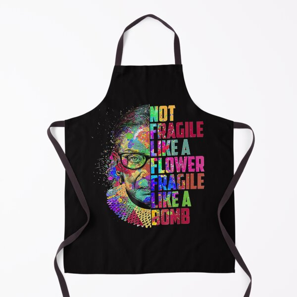 Item preview, Not Fragile Like A Flower But A Bomb Ruth Ginsburg RBG designed and sold by Giraud94.