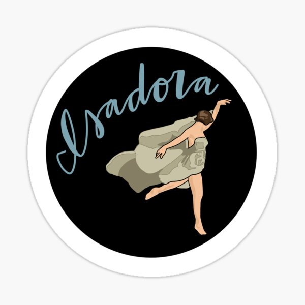 Vista previa del artículo con la obra «Isadora Duncan», diseñado y vendido por Lindsey Jennings.