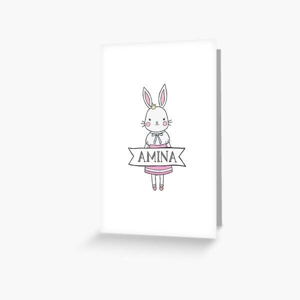 Cartes De Vœux Sur Le Theme Amina Redbubble