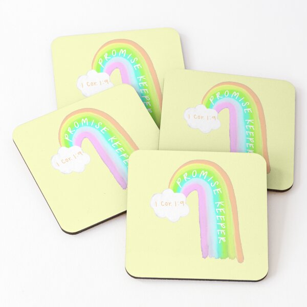 Item preview, Neon Promise Keeper Rainbow designed and sold by faithprints.