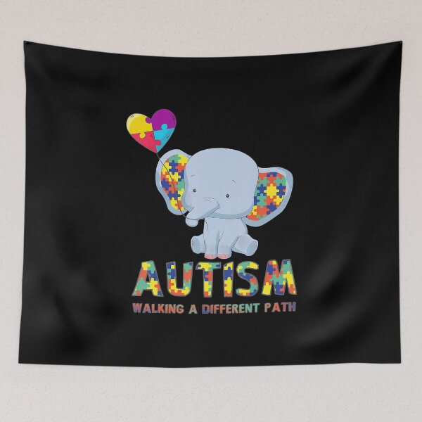 Item preview, Autism Elephant Walking A Different Path designed and sold by LenaEhrlichmann.