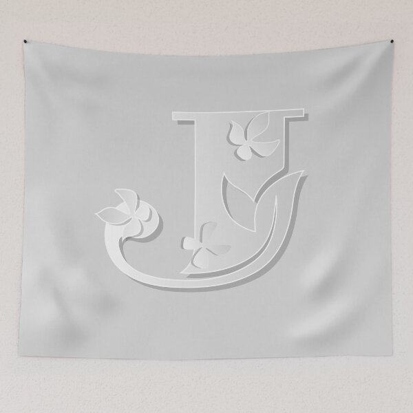 Item preview, Monogram J. Letter J. Calligraphy Art. designed and sold by Elenia Design.