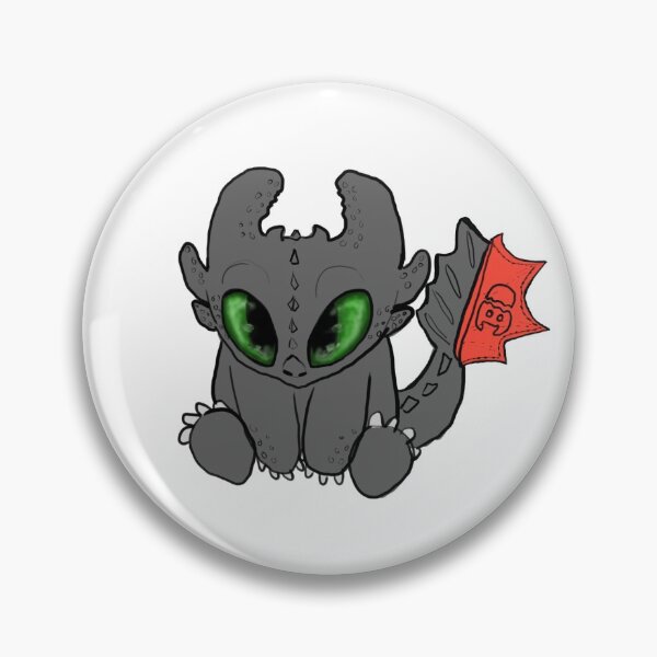 Item preview, Toothless chibi (version 2) designed and sold by Angie Draws.