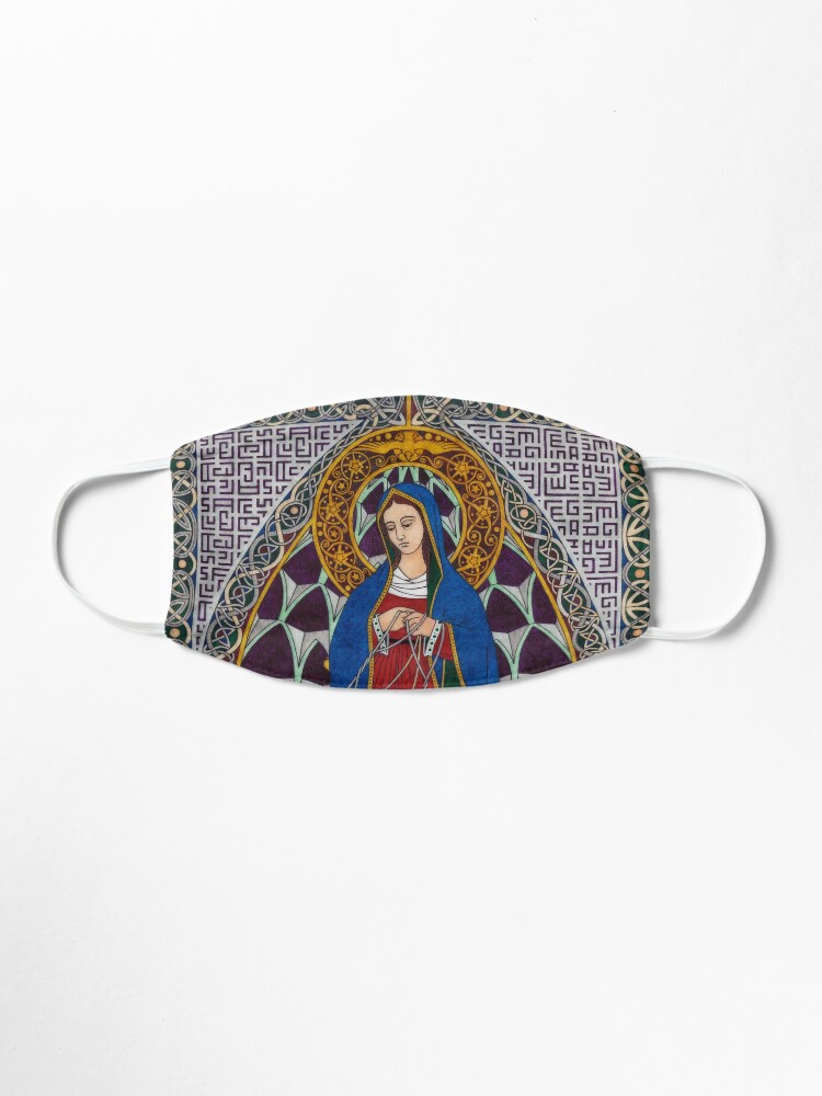 Alternate view of Our Lady Undoer of Knots Mask