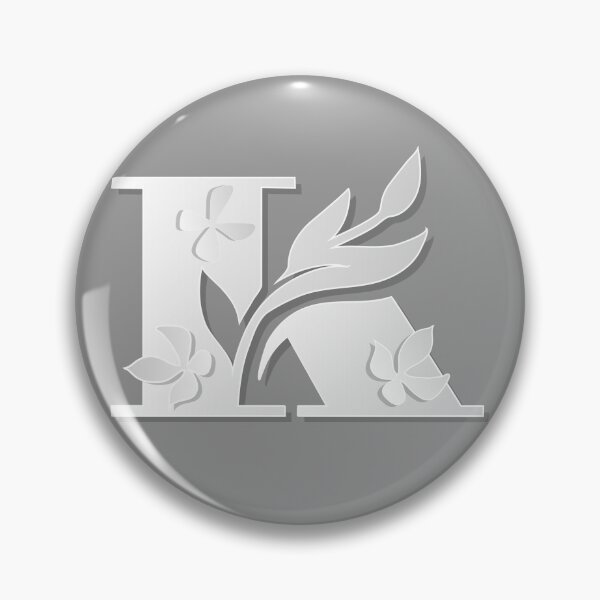 Artikelvorschau, Monogramm K. Buchstabe K. Kalligraphie Art. entworfen und verkauft von Elenia Design.