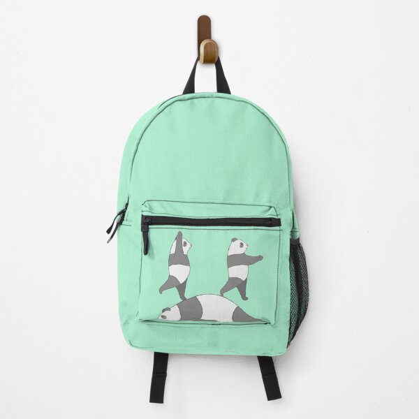 Item preview, Funny Dancing Yogi Pandas, Cute Panda Dance, Mint Green designed and sold by Lizzie May.