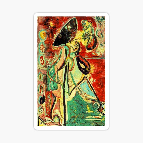 Item preview, The Moon Woman. Jackson Pollock designed and sold by George Arakelov.