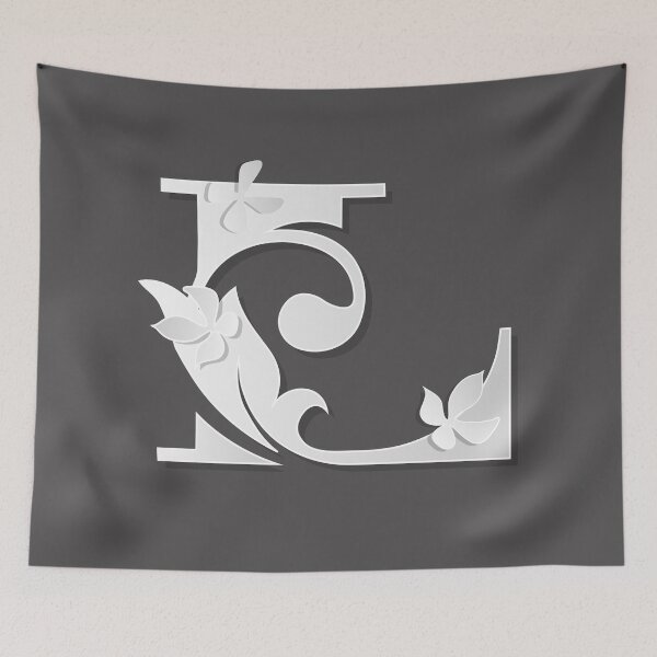 Item preview, Monogram L. Letter L. Calligraphy Art designed and sold by Elenia Design.