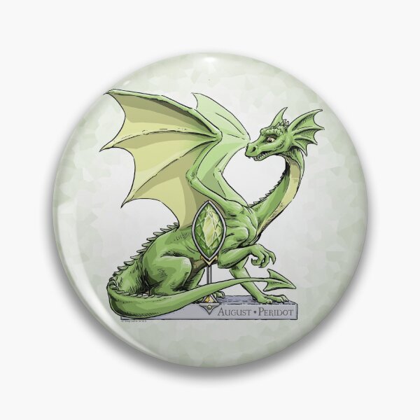 Item preview, Birthstone Dragon: August Peridot Illustration designed and sold by stephsmith.