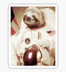 Astronaut Sloth Sticker