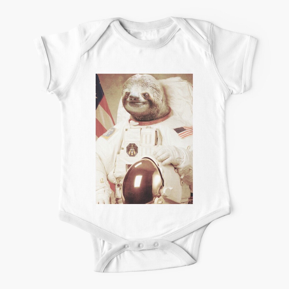 Astronaut Sloth Baby One-Piece