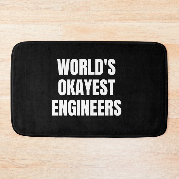 Item preview, World's Okayest Engineer designed and sold by fullsendtv.