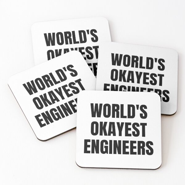 Item preview, World's Okayest Engineer designed and sold by fullsendtv.