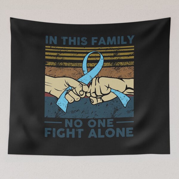 Item preview, Vintage Prostate Cancer In This Family No One Fight Alone Prostate Cancer Awareness Gift designed and sold by DennisVon.