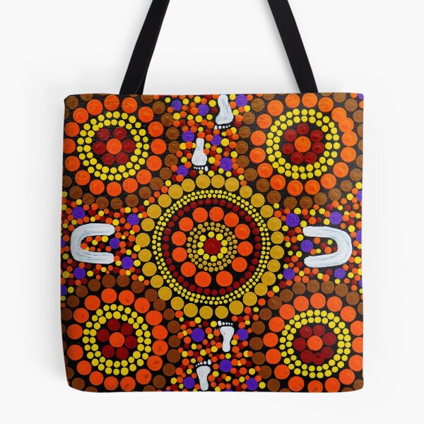 Item preview, Aboriginal Art Desert Walk designed and sold by GhostGumDesigns.