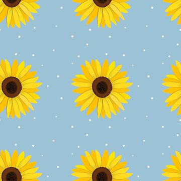 Artwork thumbnail, Denim Sunflowers by ffunshop