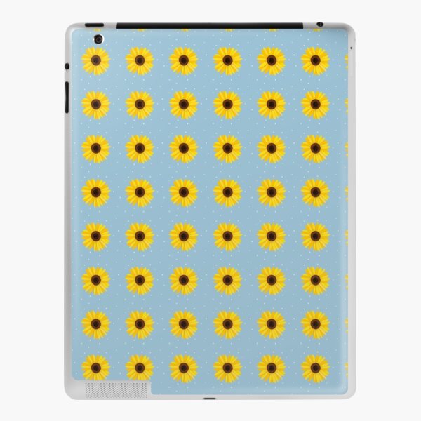 Denim Sunflowers iPad Skin