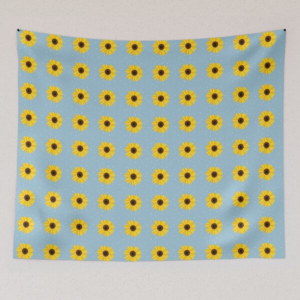Item preview, Denim Sunflowers designed and sold by ffunshop.