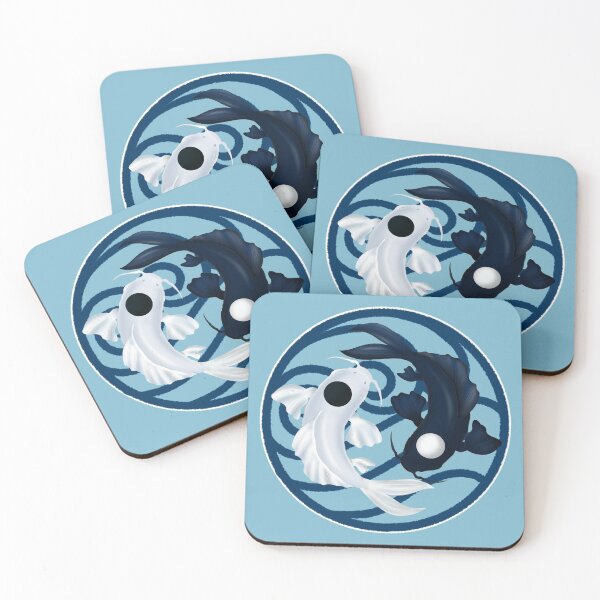 Item preview, Tui and La Yin Yang Koi with Water tribe crest designed and sold by arianne121.