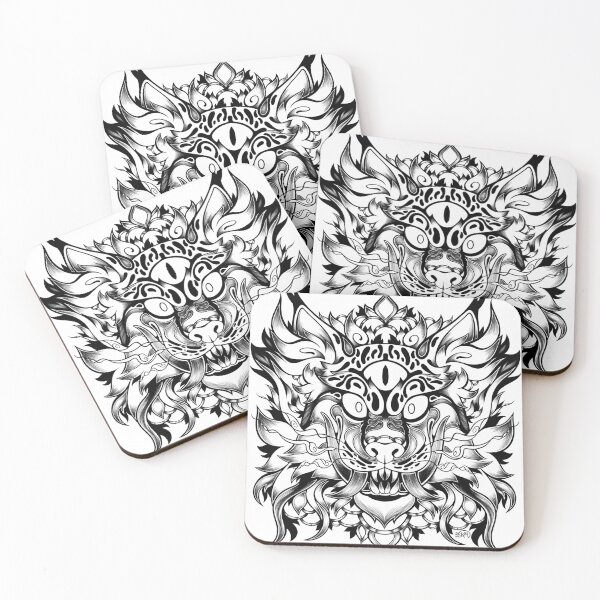 Item preview, Lynx Oni - Black & White Variant designed and sold by Katie MacKenzie.