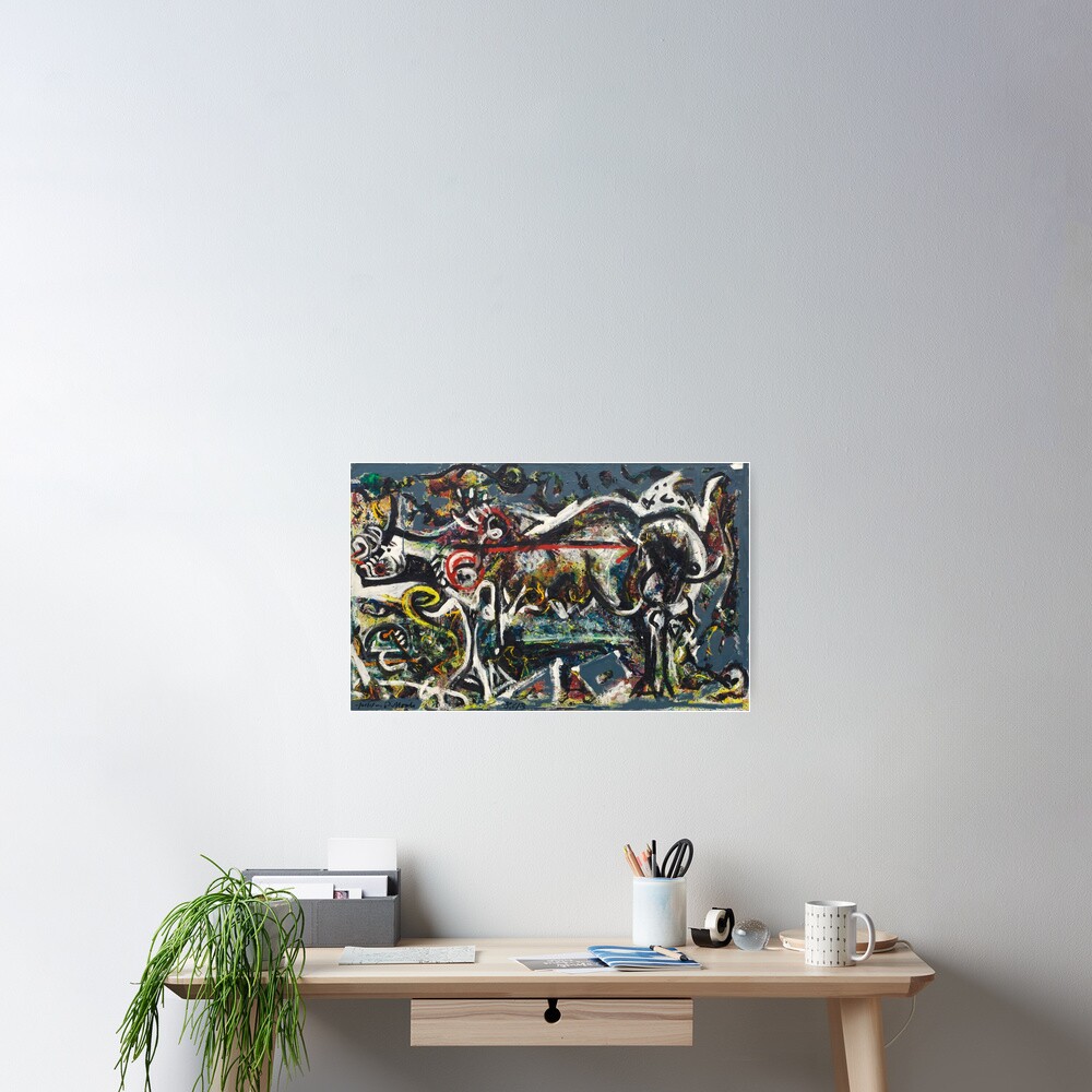 Poster « La SheWolf. Jackson Pollock », par Redbubble