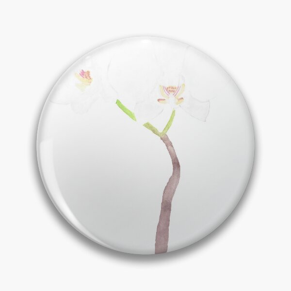 Item preview, White Phalaenopsis designed and sold by plantwatercolor.