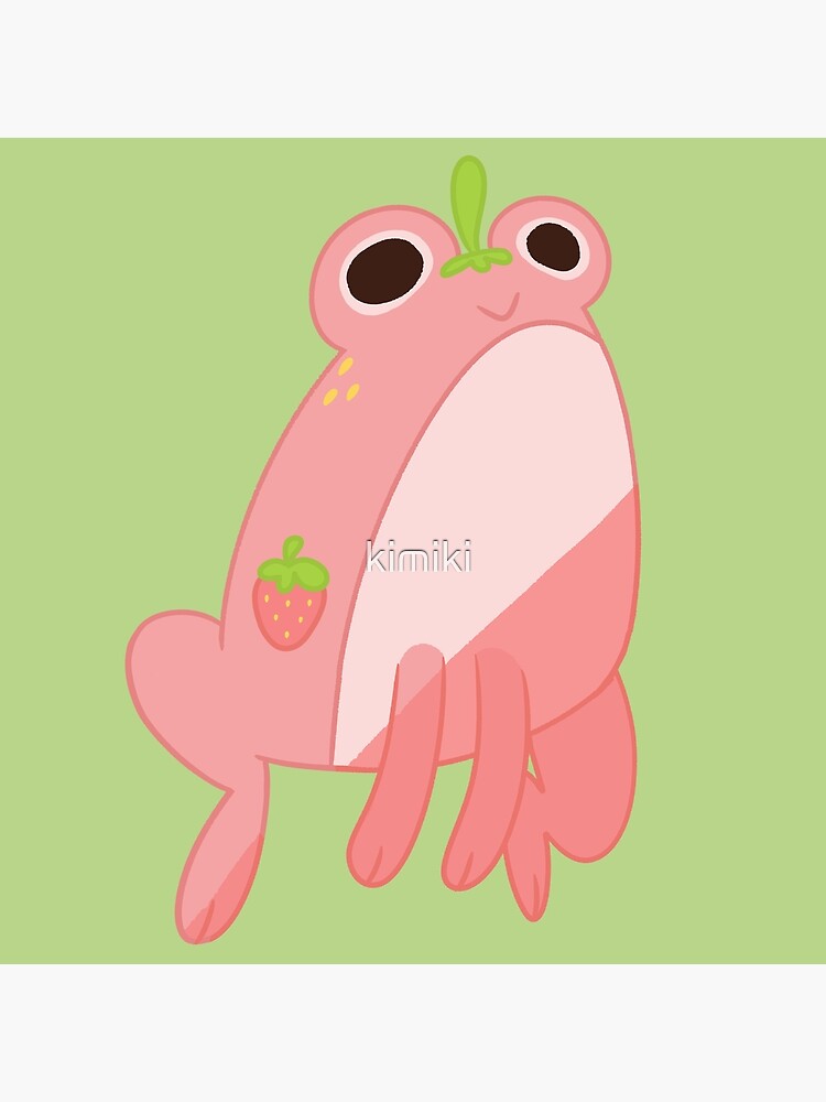 "Strawberry Frog" Poster by kimiki Redbubble