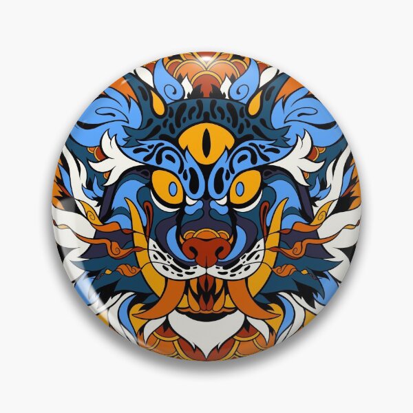 Item preview, Lynx Oni - Flat Colour Variant designed and sold by Katie MacKenzie.