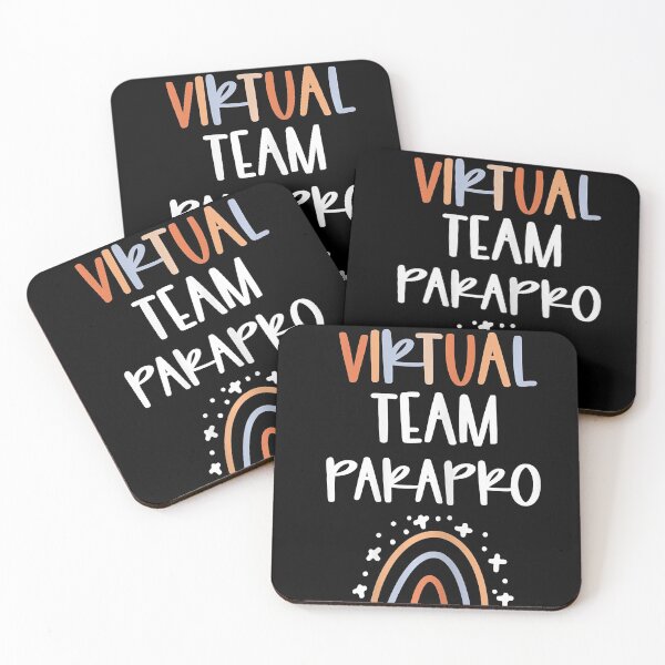 Item preview, Paraprofessional Teacher Gift Virtual Team Pararpro Rainbow designed and sold by Lykhota97.